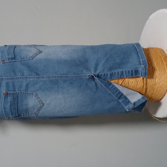 FASHION 2 LOVE DEMIN STRETCH SKIRT - Picture 3 of 7